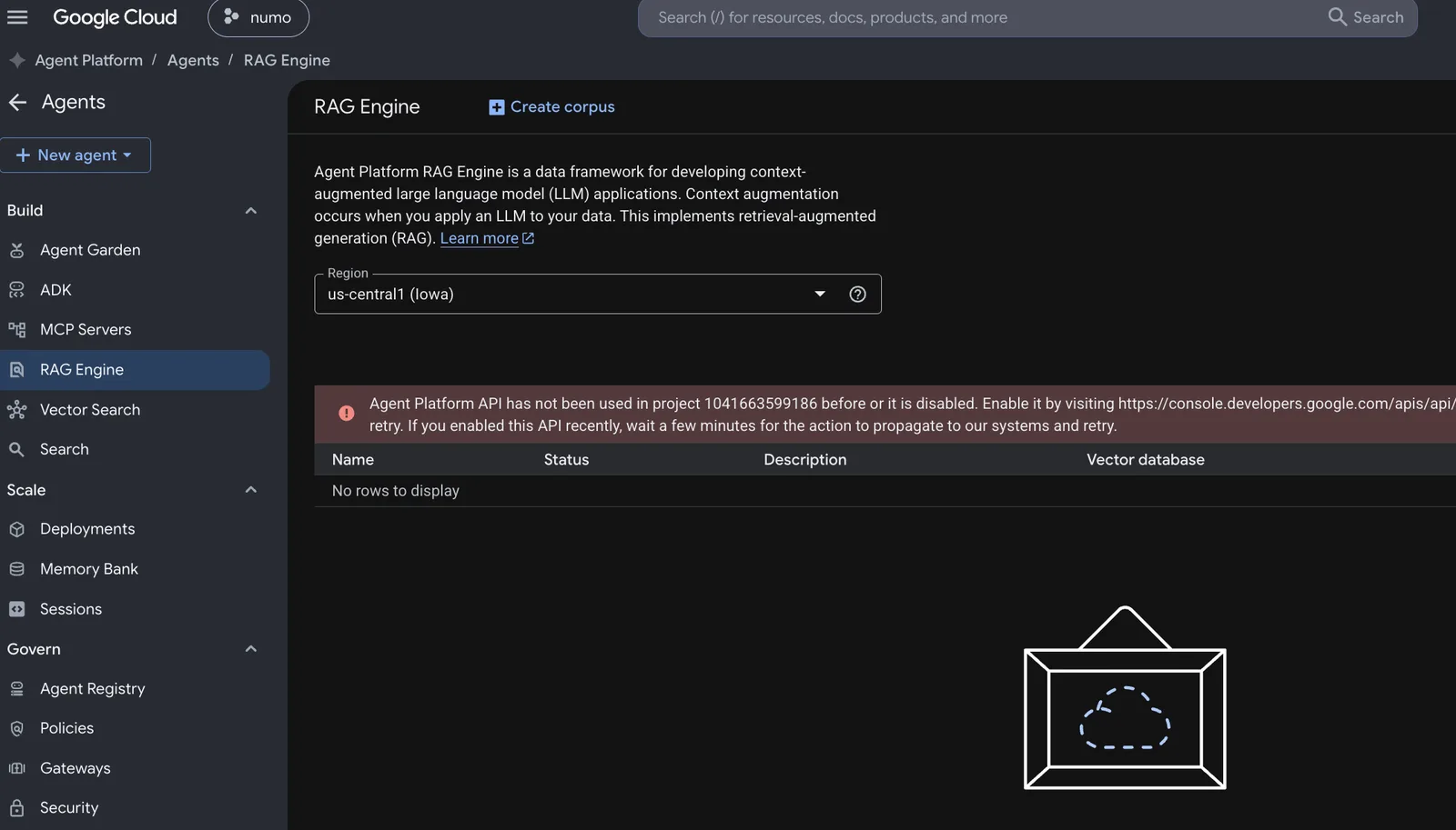 Representative visual of retrieval-augmented generation tooling, from my own RAG work on Google Cloud